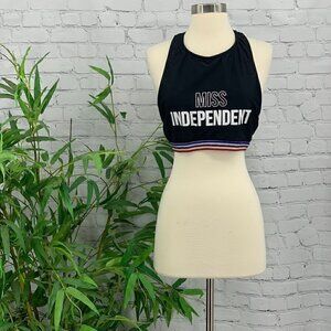 🎉No Boundaries Black Miss Independent Bikini Top